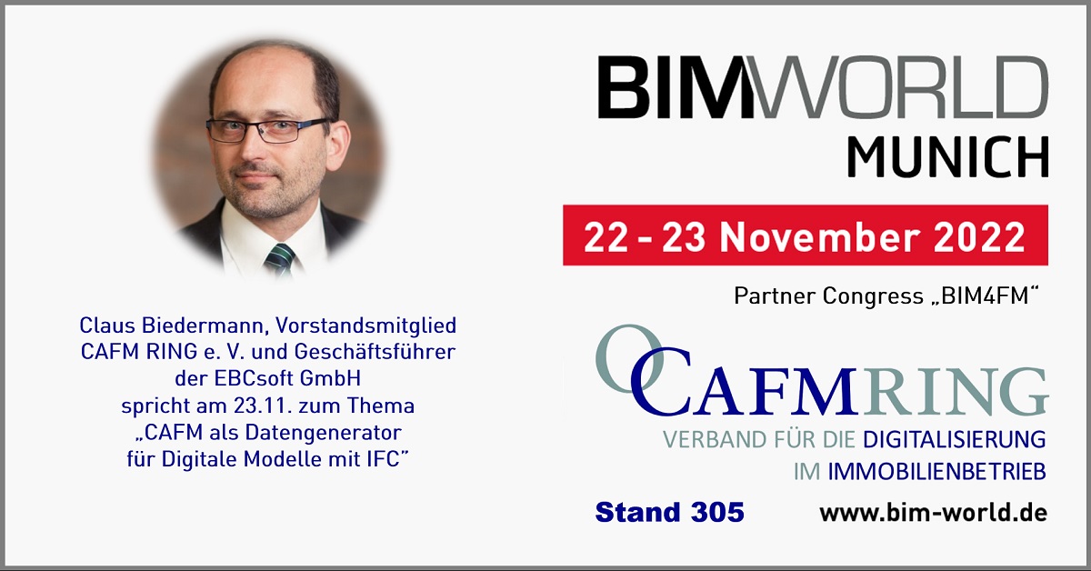 Partnerkongress BIM4FM Vortrag Claus Biedermann