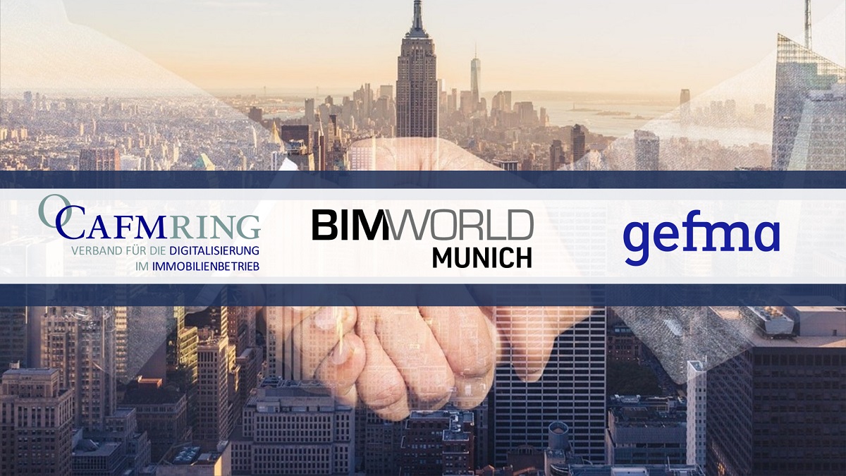 Kooperation CAFM RING, gema und BIM World MUNICH